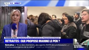 Marine Le Pen sur la grève: "Je pense qu'il faut qu'il y ait une trêve pour Noël"i