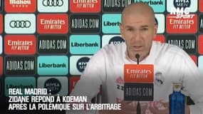 Real Madrid : Zidane répond à Koeman après la polémique sur l'arbitrage
