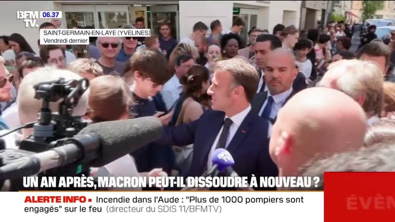 Un an après, Emmanuel Macron a de nouveau le pouvoir de dissoudre l'Assemblée nationale
