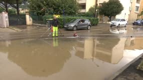 Les inondations qui ont touchées Mandelieu-la-Napoule (Alpes-Maritimes mercredi 16 octobre 2024. 