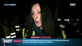 Maryline, 'gilet jaune': "Ils prennent de la main droite et ils reprennent le double de la main gauche."