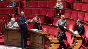 Edouard Philippe à l'Assemblée nationale, le 21 avril 2020. 