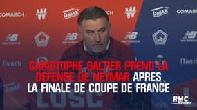 Christophe Galtier prend la défense de Neymar après la finale de la Coupe de France