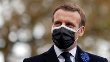Emmanuel Macron ce 11 novembre 2020.