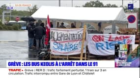Grève: les bus Keolis sont à l'arrêt en Essonne