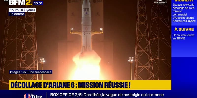 Décollage réussi pour la mission Ariane 6
