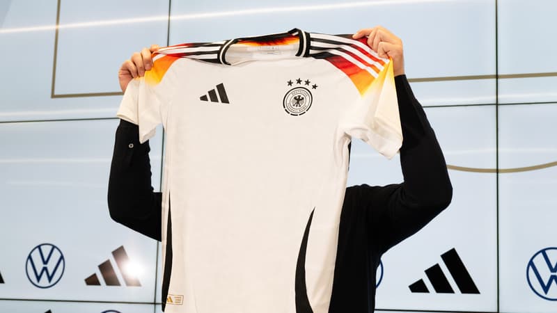 Le maillot Adidas de l'Allemagne à l'Euro 2024