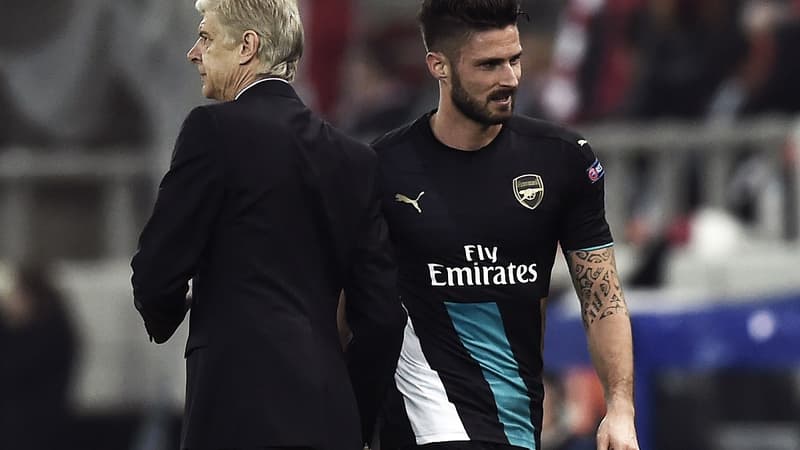 Arsène Wenger et Olivier Giroud