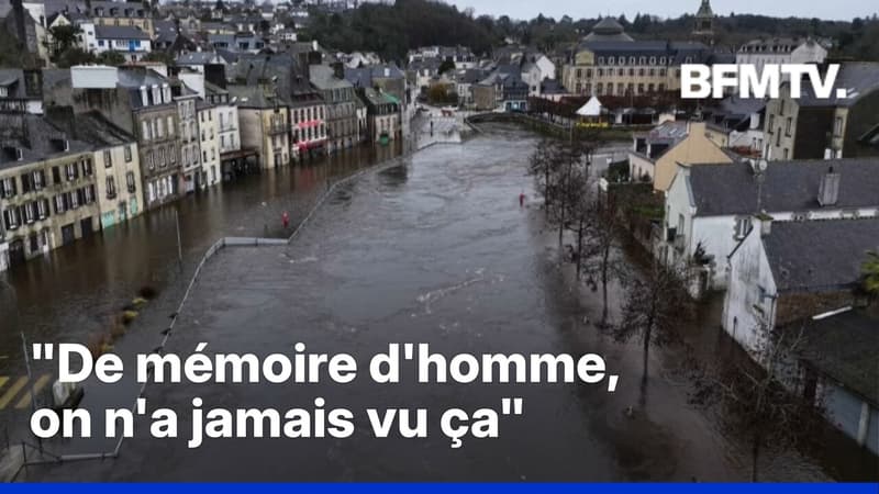 Crues, inondations, tempête... après le passage de Goretti, c'est désormais la tempête Ingrid qui déferle sur la Bretagne