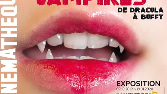 L'exposition Vampires à la Cinémathèque.