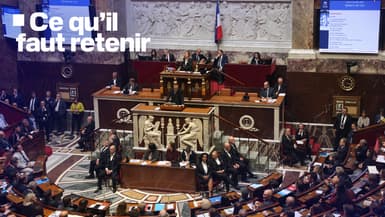 Le Premier ministre Sébastien Lecornu à l'Assemblée nationale pour sa déclaration de politique générale, à Paris, le 14 octobre 2025.