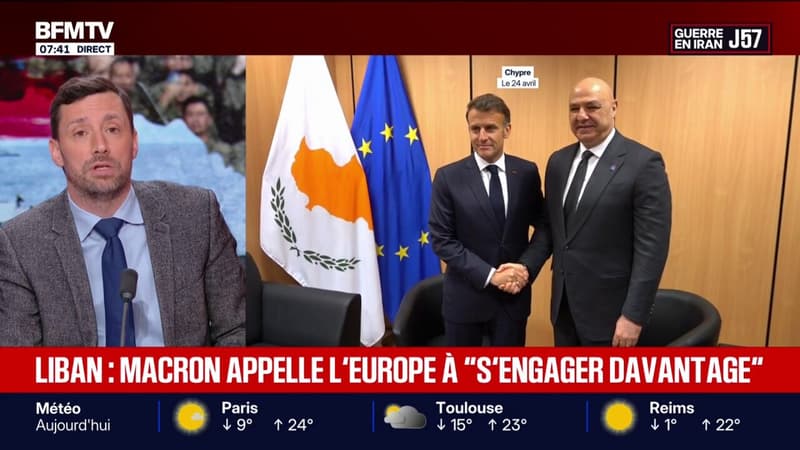 Guerre au Moyen-Orient: Emmanuel Macron appelle l'Europe à "s'engager davantage"