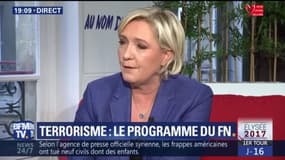 Marine Le Pen: "Nous devons retrouver la maîtrise de nos frontières"