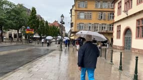 La pluie ponctue le mois d'août à Strasbourg.
