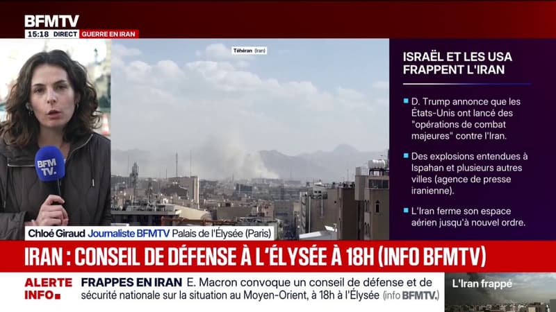 Frappes en Iran: Emmanuel Macron convoque un Conseil de défense et de sécurité nationale à l'Élysée à 18 heures