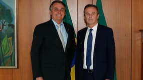Le député de droite Nicolas Dupont-Aignan a été reçu mercredi à Brasilia par le président Jair Bolsonaro.