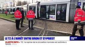 TCL: un tramway déraille, le trafic du T2 en partie à l'arrêt