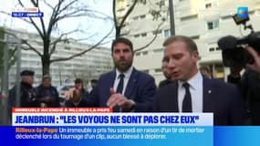 Incendie à Rillieux : le ministre de la ville est venu sur place