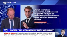 Dissolution de l'Assemblée nationale: "J'ai fait ce choix en conscience, avec beaucoup de gravité", déclare Emmanuel Macron