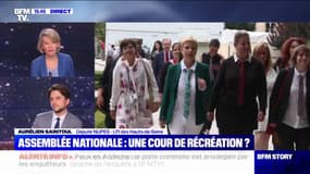 Députés Nupes en cravate: Aurélien Saintoul (LFI) revendique le "droit de défendre des idées avec de l'humour"
