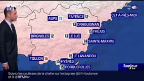 Météo Var: une pluie généralisée sur tout le département ce vendredi, 13°C à Draguignan