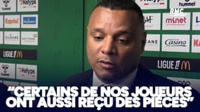 ASSE 2-1 OL : "Certains de nos joueurs ont aussi reçu des pièces", alerte Matthieu Louis-Jean