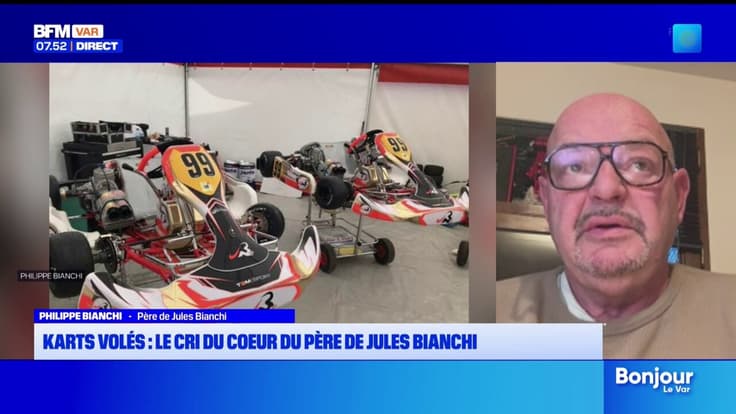 Karts volés : le cri du coeur du père de Jules Bianchi