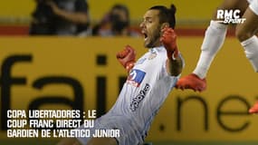Copa Libertadores : Le coup franc direct du gardien de l'Atlético Junior