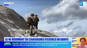 Le 4e régiment de chasseurs de Gap s'entraînent en Ubaye