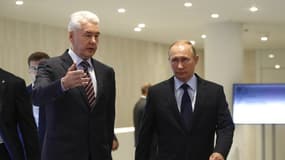 Sergueï Sobianine et Vladimir Poutine