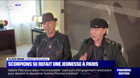 Le groupe Scorpions de passage à Paris pour sa tournée 