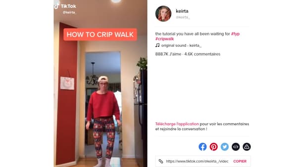 TikTok Crip-Walk
