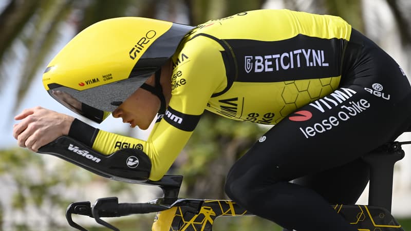 Jonas Vingegaard Visma Lease a Bike avec sa tenue de contre la montre 2288394