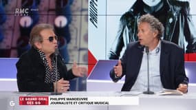 Image du rock: échange tendu entre Philippe Manoeuvre et Gilles-William Goldnadel dans Les GG