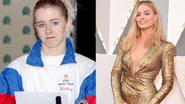 Tonya Harding en janvier 1994 / Margot Robbie