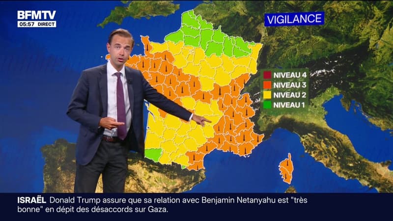 De très fortes chaleurs attendues ce mardi sur l'Hexagone, 43 départements placés en vigilance orange canicule