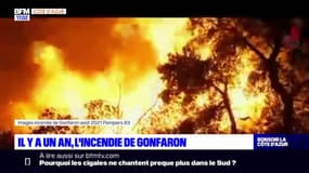 Un an après, retour en images sur l'incendie de Gonfaron