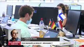 Tous masqués au boulot : infaisable ? - 19/08