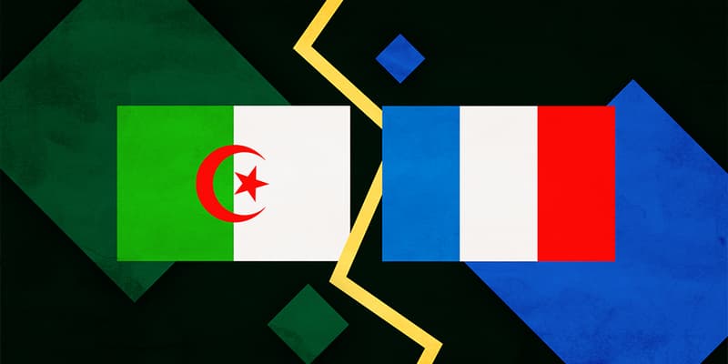 Tensions entre l'Algérie et la France (illustration)