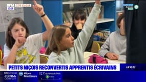 Des écoliers niçois se transforment en écrivain le temps d'un atelier