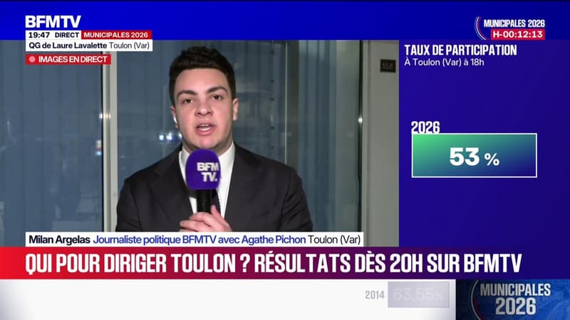 Municipales 2026: la participation atteint 53% à Toulon à 18h