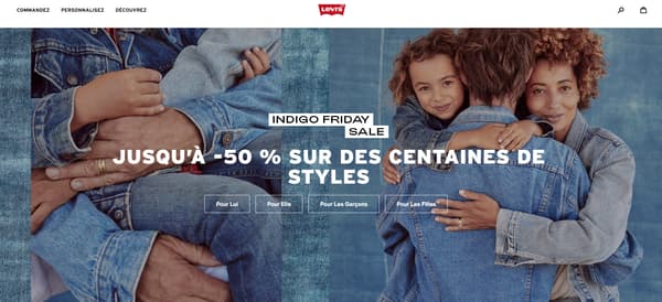 Les Indigo Friday Sale de Levis