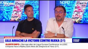 LOSC-Rijeka: "une très belle ambiance" dans le stade, rapporte François Stock, président des Dogues du Net