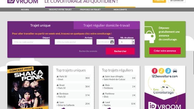 Idvroom est né de la fusion des sites 123envoiture.com et easycovoiturage.com, tous deux rachetés par la SNCF.