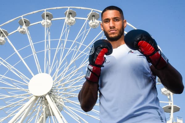 Tony Yoka à l'entraînement en juillet 2019