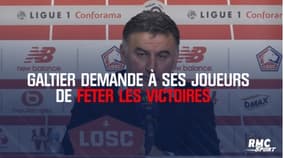 Lille - Galtier demande à ses joueurs de fêter et savourer les victoires