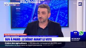 SUV à Paris: "le Parisien qui a sa voiture, son SUV qui fait 15 tonnes, ça ne changera pas son problème", tacle Pierre Chasseray