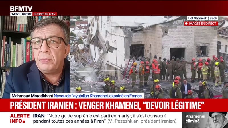 "Je suis content de la mort d'Ali Khamenei": Mahmoud Moradkhani, neveu de l'ayatollah et installé en France, s'exprime sur BFMTV