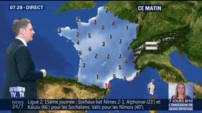 La météo pour ce samedi 18 novembre 2017