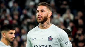 Sergio Ramos avec le PSG en novembre 2022